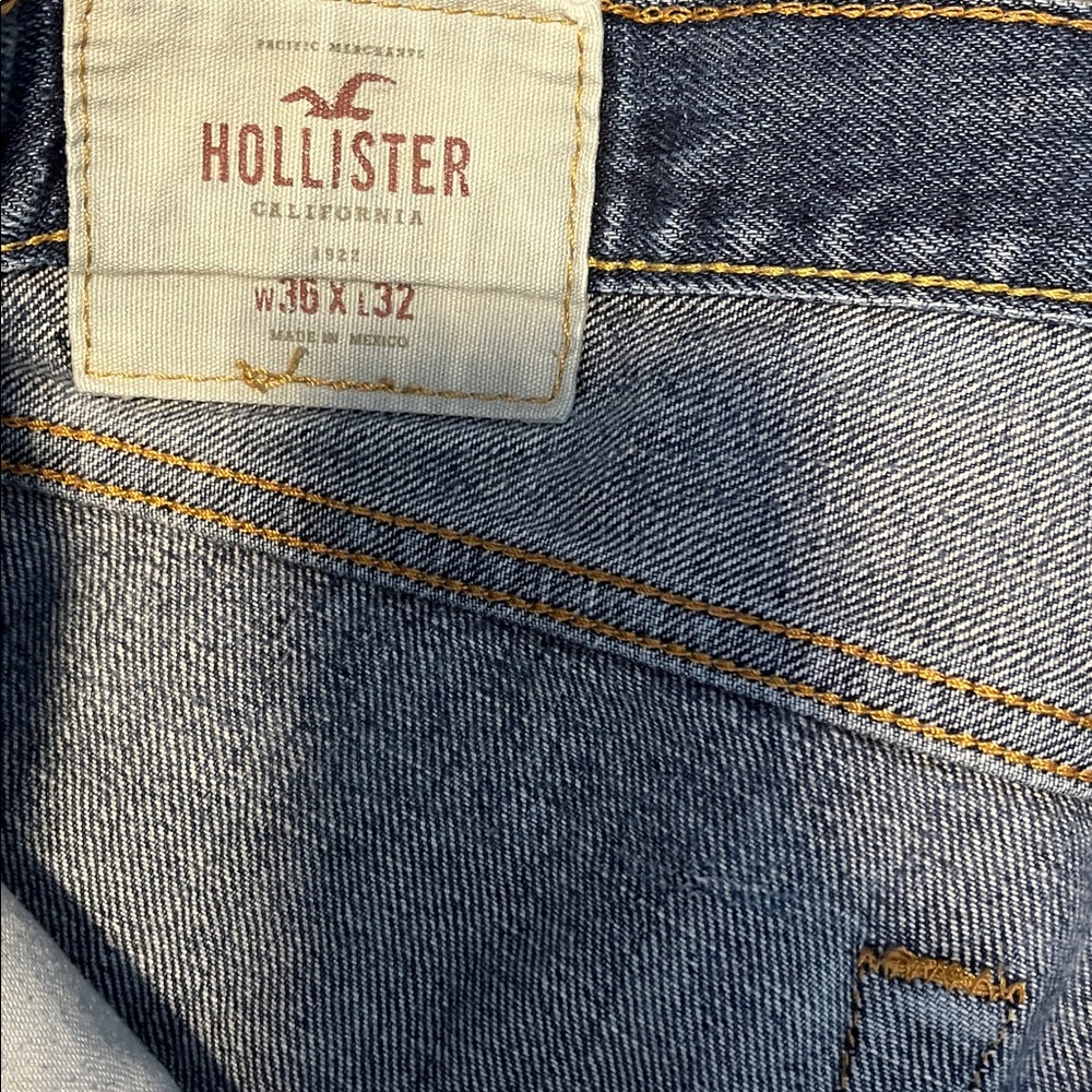 Hollister Blue Denim Jeans - Picture 2 of 5